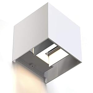 Hama Led-wandlamp voor binnen en buiten (dimbare smart home lamp voor Alexa en Google Assistant, spraakbesturing en via…
