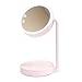 Lighted Makeup Mirror | Vanity Mirror LED Lighted | Cosmetic Mirror LED Lighted | Desk makeup lamp by Syrinx (Pink)
