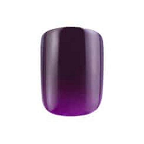 Perfect 10 P10 Colour Nails Amethyst, Purple, 24 Count (Pack of 1)