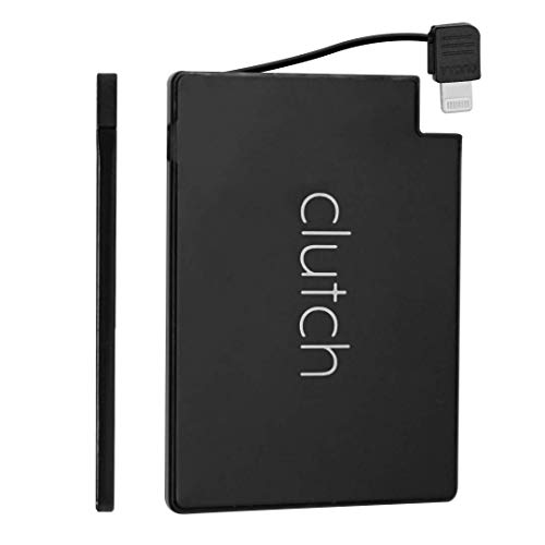 Clutch Portable Charger, Ultra Slim 2300mAh Small Power Bank, High-Speed Portable Phone Charger Compatible with iPhone, iPad and AirPods. (Best Portable Iphone Charger For Festivals)