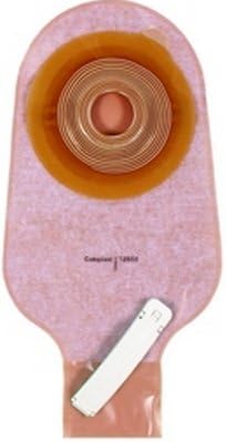 Colostomy Pouch Assura One-Piece System 3/4 to 1-3/4" Stoma Drainable Convex, Trim To Fit (#13706, Sold Per Box)