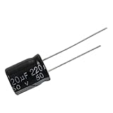Amico 220uF 50V 10 x 13mm Aluminum Electrolytic Capacitors (Bag of 25)