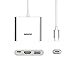 USB-C to HDMI, Benfei USB C Digital AV Multiport Adapter | USB Type C to HDMI | USB Type C to USB 3.0 Hub | USB-C Female Charger Converter