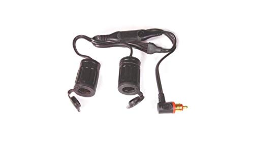 Tecmate Optimate Cable O-36, Y-Splitter, Bike 90Â° Plug in, 2 x AUTO Socket Out
