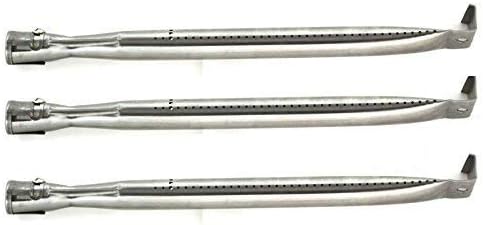 3 Pack Replacement Grill Burner for Select Gas Grill Models by Kirkland CG107ALP, Grand Hall C3906ALP, Members Mark M3206ALP, Patio Range CG7200LP, NexGrill 720-0341 & Kirkland CG107ALP