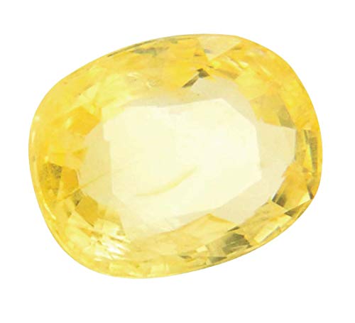 Tejvij And Sons Natural Yellow Sapphire Gemstone