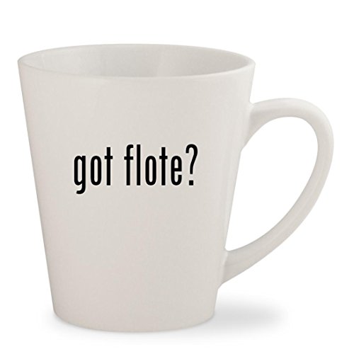 got flote? - White 12oz Ceramic Latte Mug Cup