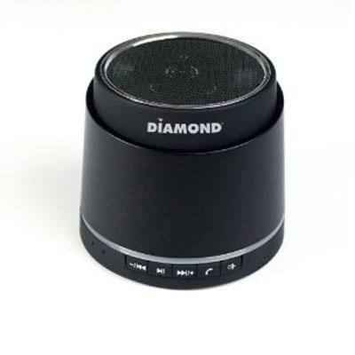 Diamond Multimedia MSPBT300B Mobile Portable Wireless Bluetooth Speaker for iPhone/iPad and All Other Bluetooth Devices -Retail Packaging - Black