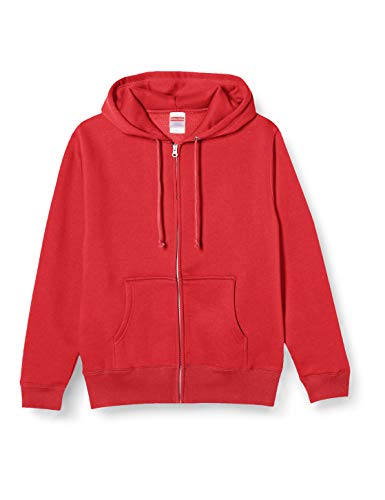 [ユナイテッドアスレ] 10.0オンス T/C スウェット フルジップ パーカ(裏起毛) 562001 069 レッド S