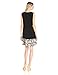 MSK Women's Sleeveless Founce Border Dress