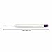 Monteverde Ballpoint Refill to Fit Parker Ballpoint Pens, Medium Point, Soft Roll, Purple, 2 per Pack (P132PL)