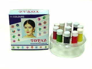 Mat Liquid Kumkum Bindi 11 Color - For Girls And Women