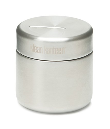 UPC 763332025911, Klean Kanteen Food Canister with Stainless Lid, Brushed Stainless, 8-Ounce