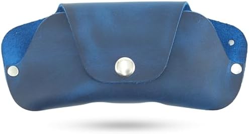 BullStories Leather Eyeglasses Case with Wristlet Lanyard  display picture 3