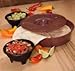 Tortilla Warmer - Keeper Microwave Food Server 8.5 Inches with Lid, Stainless Tongs, Molcajete Serving Dishes (3). Hot for 1 Hour. Bonus 15 Count Lysol Wipes