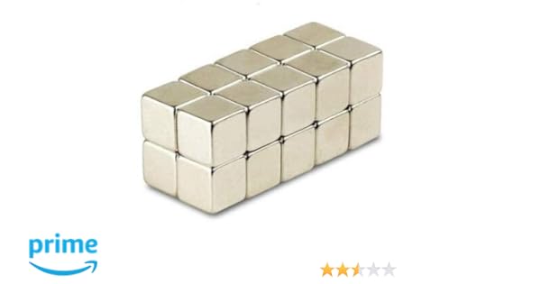 Magnetastico® | 10 piezas imanes de neodimio N52 cúbicos 12x12x12 ...