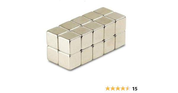Magnetastico® | 100 Piezas imanes de neodimio N52 cúbicos ...