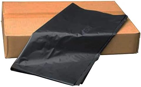 Simply Direct RSF52_SD 120 Litre Flat Packed Medium Plus Duty Standard Dustbin Bin Bag Liners/Refuse Sacks Black (1 x 100 Bags)
