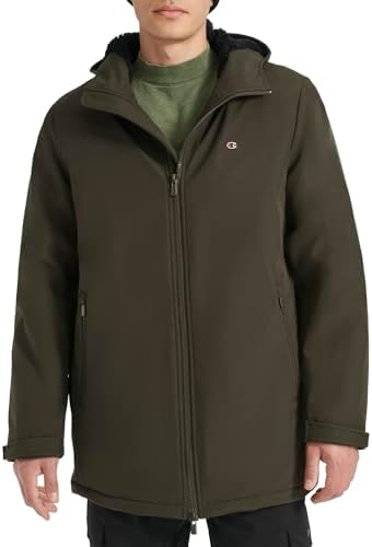 Chaps Men's Classic Fit Full-Zip Microfiber Jacket Outerwear, Navy