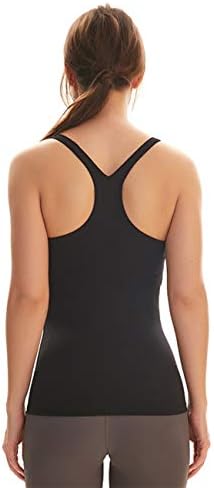 Armoto ヨガウェア トップス カップ付き タンクトップ ロング丈 ブラトップ キャミソール レディース トレーニング 揺れない 吸汗速乾