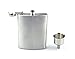 SE 8 oz. Stainless Steel Hip Flask and Funnel Set (2 PC.) - HQ90