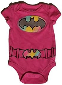 Batgirl Superhero Baby Girls' Short Sleeve Bodysuit