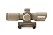 Monstrum 4x30 Ultra-Compact Rifle Scope with Illuminated Range Finder Reticle | Flat Dark Earth
