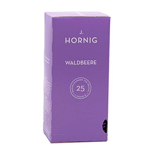 J. Hornig Früchtetee Waldbeere, Tee mit fruchtig-beerigem Geschmack & intensivem Aroma, 4 x 25 Beutel, 100 Teebeutel Vorratspack – Bild 3