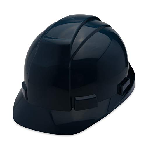Ruddman Supplies - Quality Safety Hard Hat - 6 Point Quick Twist Ratchet Suspension - Half Brim - Dark Blue - Thumbnail 5