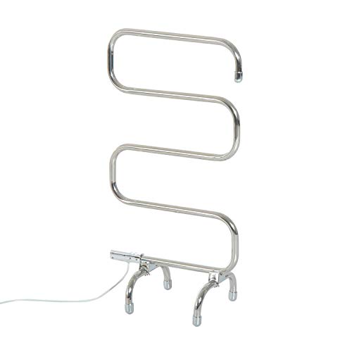 Electric Heated Towel Warmer Freestanding 5 Bars Stainless Steel Dryer Rail Rack