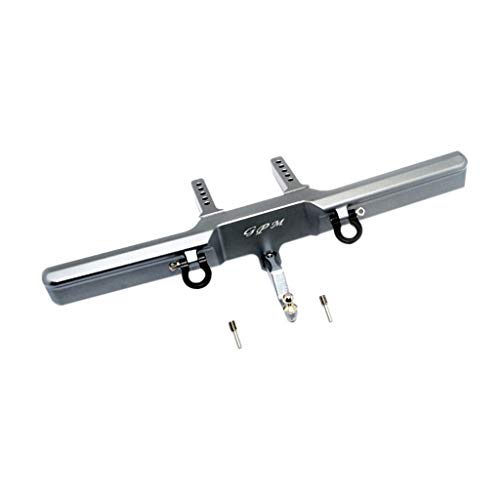 DDLmax RC Car Accessories, Metal Rear Bumper W/D Ring Hitch for Traxxas TRX4 Ford Bronco 1/10 RC Car