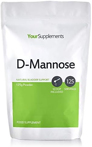 Your Supplements - D Mannose Pure Powder 125g, 125 g (Pack of 1)