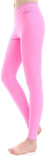 NEWZCERS Women's pure color surfing diving pants rash guard long leggings UPF50+ UV protection tights swimwear