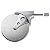 Stainless Steel Pizza Cutter Turning Kit, Chrome Finish