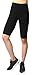 Neonysweets Womens Active Workout Tights Yoga Short Cotton Half Tights Black XL