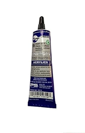 SCIGRIP 16 10319 Acrylic Cement, Low-VOC, Medium bodied, 1.5 Fl. Oz