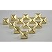 100 pcs. Gold Pyramid Prong Studs 11 mm. CKSPG11