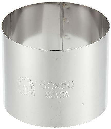 遠藤商事 業務用 セルクルリング丸型 φ60×H50mm 18-0ステンレス 日本製 WSL08023