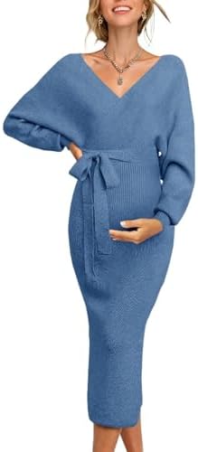 Chang Yun Maternity Nursing Dress Sweater Dress for Women Wedding Guest  Dress Baby Shower Maternity Photoshoot Outfits Black at Amazon Women's  Clothing store