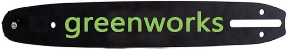 Greenworks Chainsaw Chain bar 2954807 fits for 4-Inch (10cm) Mini Chainsaw G24MCS10 -Chainsaw bar, Black