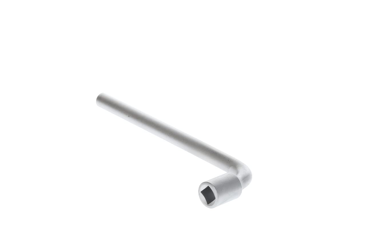 GEDORE Socket spanner, rounded, 10 mm, square, 175 mm long, Tool for nuts bolts automotive, 25 V 10, Chrome-plated steel