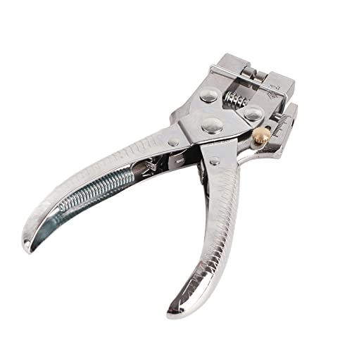 Rivet Setting Tool, Rivet Setter Punch Pliers Belt Holes Eyelet Setting Tool with 100pcs Easy Press Hollow Grommets