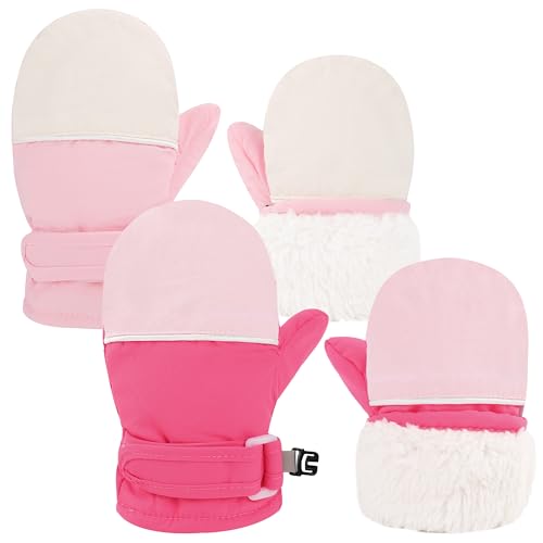 Sea Zaela Baby Toddler Winter Snow Gloves Waterproof Mittens Fleece Lined Infant Baby Boys Girls Winter Warm Gloves 0-4 T