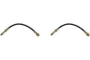 Auto DN 2X Brake Line Front Driver and Passenger Hydraulic Brake Hose For Mustang 1965 1966