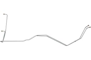 Inline Tube Compatible with 1988-94 Chevrolet GMC Truck 2WD 700R4 5/16" Trans Cooler Lines 2pc, OE Steel