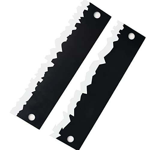 PIAOLGYI 2 Pcs Rip Ruler for Creating a Deckled