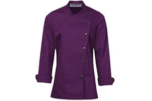 CHEF'S APPAREL Long Sleeves New Chef Coat Jacket Uniform for women ideal for food service, Caterers and Culinary professional.