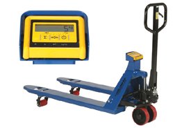 Pallet Jack Scale Truck with Weight Indicator, 27 x 48, 4400 Lb. Capacity