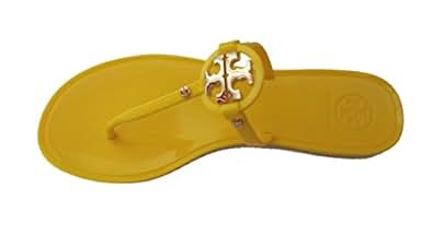 Amazon.com | Tory Burch Mini Miller Jelly Thong Flat Sandal 7 | Flats