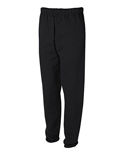 Jerzees Men's Super Sweatpants with Pocket (Black/Medium)